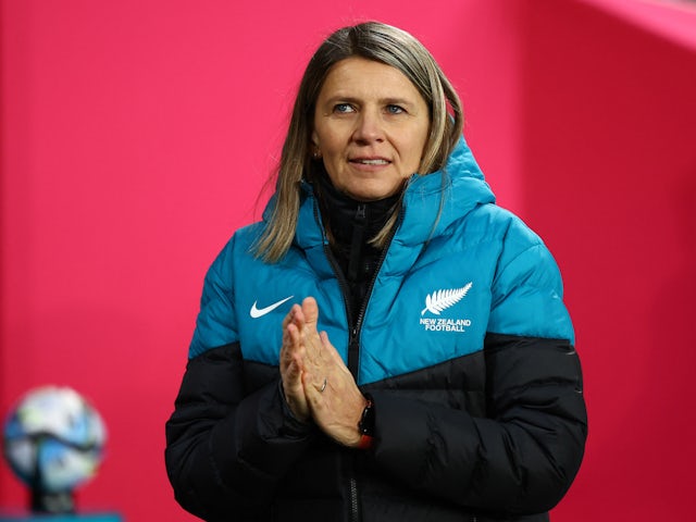New Zealand coach Jitka Klimkova before the match on July 30, 2023