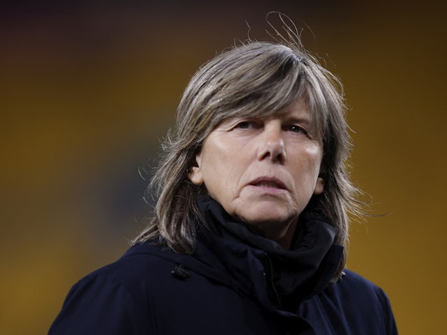 Italy Women coach Milena Bertolini before the match on July 29, 2023