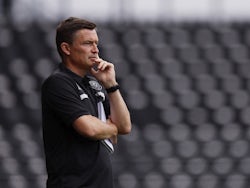 Sheffield United manager Paul Heckingbottom looks on on July 29, 2023