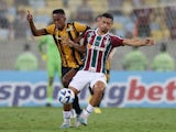 Fluminense midfielder Andre in action in April 2023.