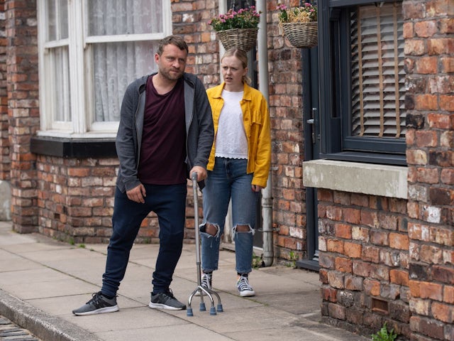 Paul and Summer on Coronation Street on August 21, 2023