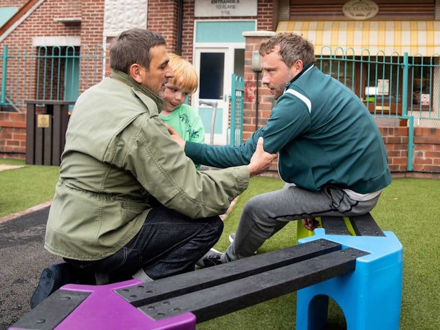 Peter and Paul on Coronation Street on August 23, 2023