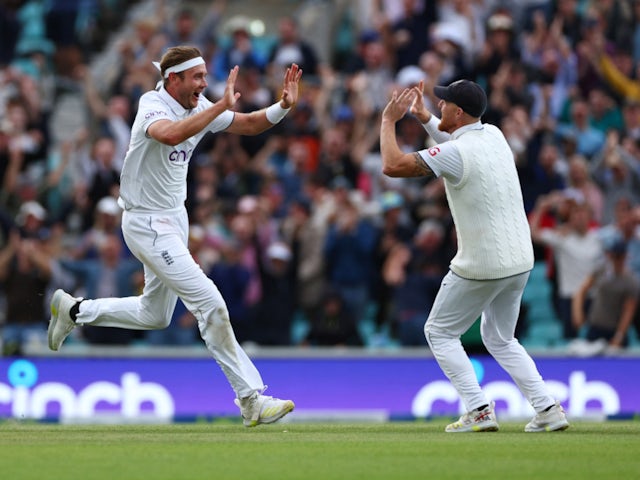 Broad seals fairytale ending as England level Ashes series