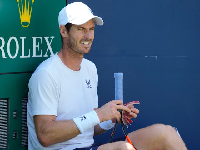 Andy Murray pictured at the Canadian Open in August 2023