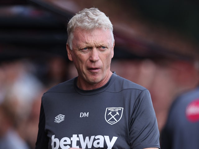West Ham United manager David Moyes before the match on August 12, 2023