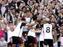 Fulham's Bobby Decordova-Reid celebrates scoring against Everton on August 12, 2023