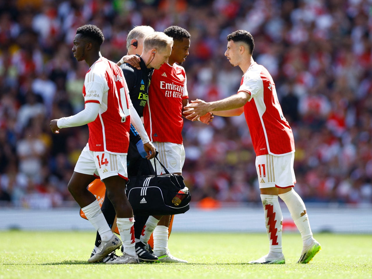 Arsenal injury news vs. Tottenham Hotspur - Jurrien Timber return date