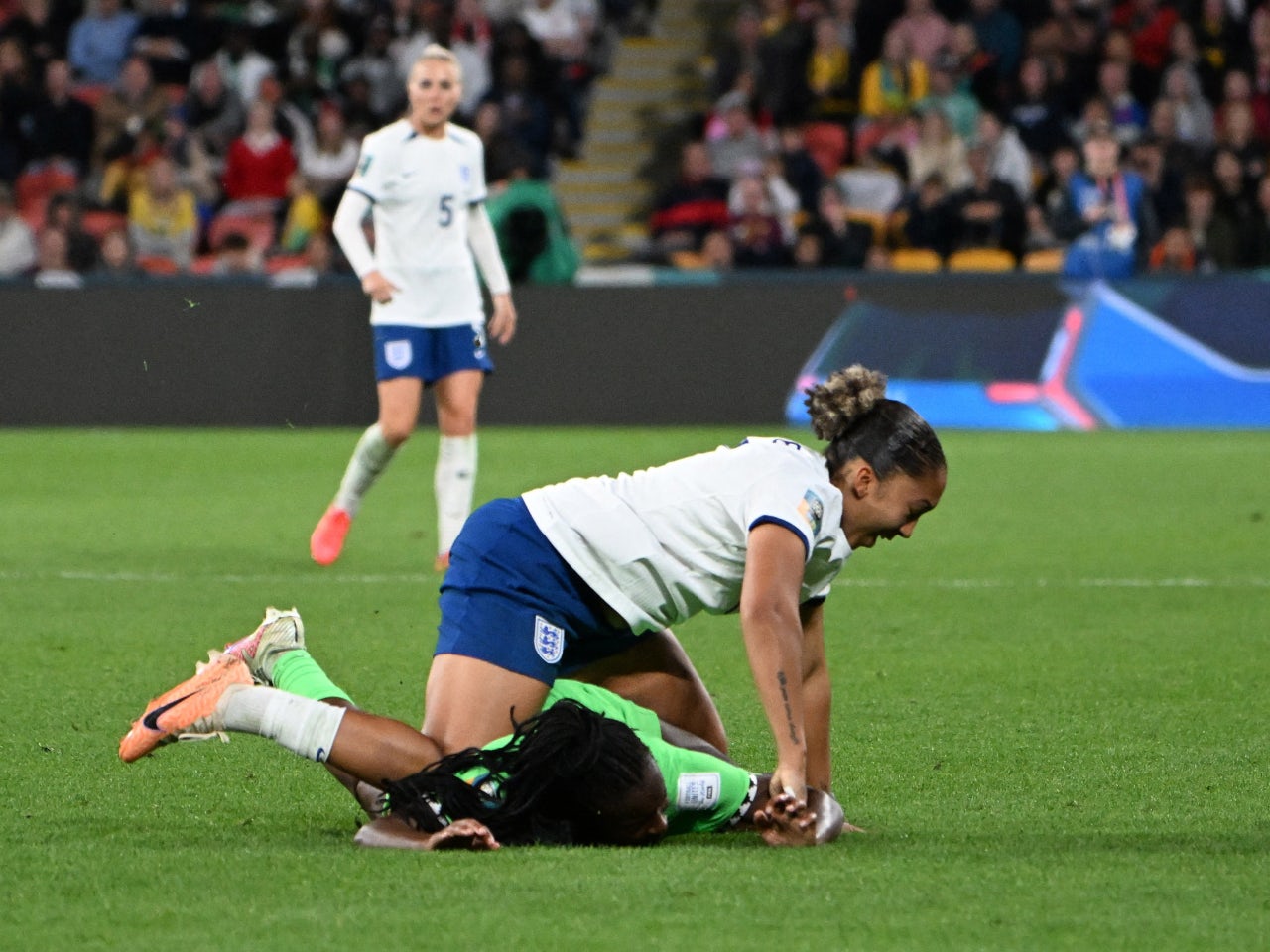 England s Lauren James receives two game ban for Michelle Alozie