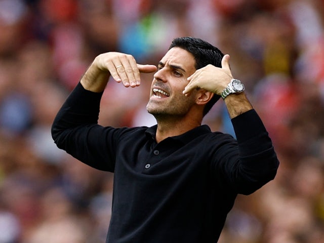 Arsenal manager Mikel Arteta pictured in August 2023