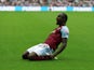 Moussa Diaby celebrates scoring for Aston Villa on August 12, 2023