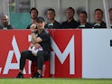 VfL Wolfsburg head coach Nico Kovac during the match on August 13, 2023