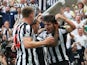 Sandro Tonali celebrates scoring for Newcastle United on August 12, 2023