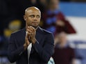 Burnley manager Vincent Kompany applauds the fans after the match on August 11, 2023