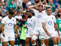 England's Ollie Chessum looks dejected after Republic of Ireland's Mack Hansen scores their fourth try on August 19, 2023