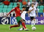 Benfica midfielder Florentino Luis in action for Portugal Under-21s on June 6, 2021