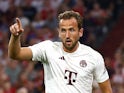 Bayern Munich's Harry Kane in action against RB Leipzig on August 12, 2023