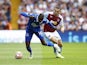 Everton's Abdoulaye Doucoure in action with Aston Villa's John McGinn on August 20, 2023