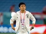 Japan midfielder Wataru Endo pictured in December 2022