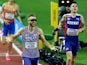 Josh Kerr wins the men's 1500m at the World Athletics Championships on August 23, 2023.
