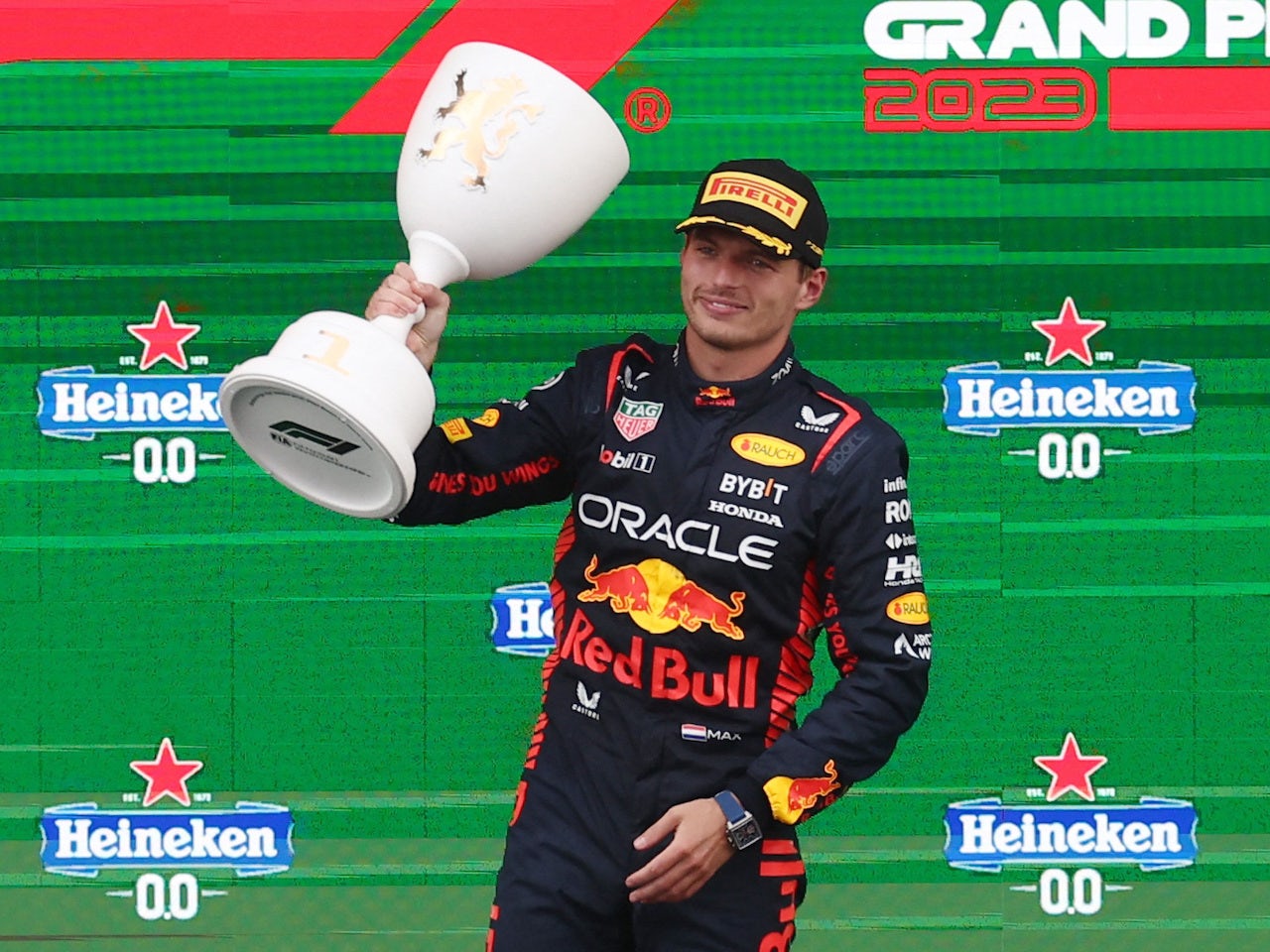 Max Verstappen claims record-equalling victory at Dutch Grand Prix