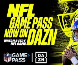 NFL Game Pass on DAZN creative