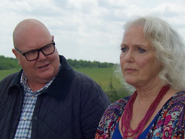 Paddy and Mary on Emmerdale on August 21, 2023