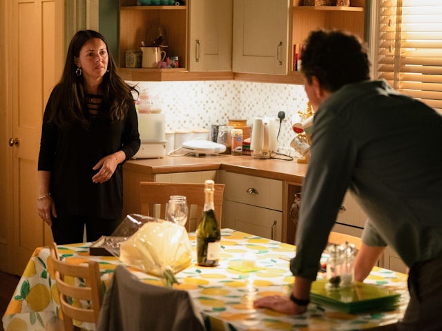 Stacey and Theo on EastEnders on September 4, 2023