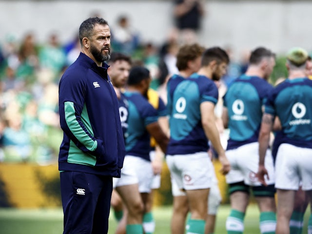 Ireland head coach Andy Farrell before the match on August 19, 2023