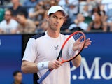 Andy Murray reacts at the US Open on August 31, 2023