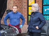Tyrone and Evelyn on Coronation Street on September 11, 2023