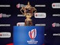 The William Webb Ellis trophy Rugby World Cup trophy is pictured in a general shot in December 2020