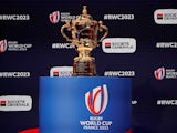 The William Webb Ellis trophy Rugby World Cup trophy is pictured in a general shot in December 2020