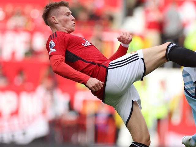 Scott McTominay in action for Manchester United on August 26, 2023
