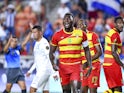 Aaron Pierre with Grenada at the 2021 Gold Cup
