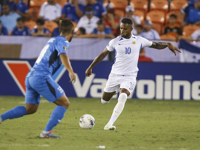 Leandro Bacuna with Curacao in 2019