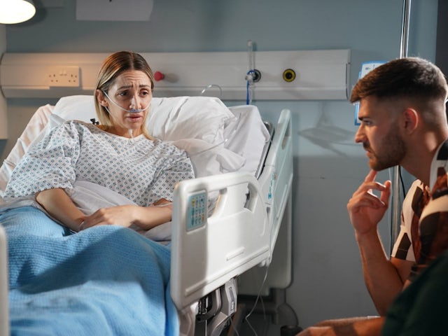 Donna-Marie and Romeo on Hollyoaks on August 2, 2023