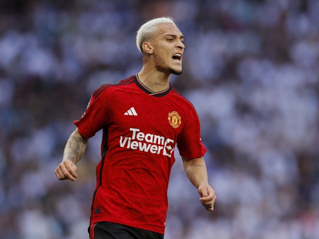 Manchester United attacker Antony on August 19, 2023