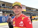 Charles Leclerc at the Italian GP on September 3, 2023