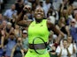 Coco Gauff reacts at the US Open on September 7, 2023