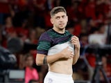 Real Madrid midfielder Federico Valverde pictured in May 2023
