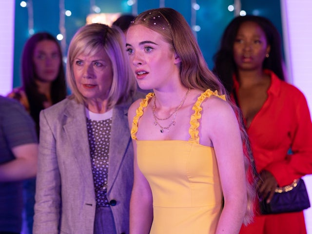 Norma and Ella on Hollyoaks on August 9, 2023