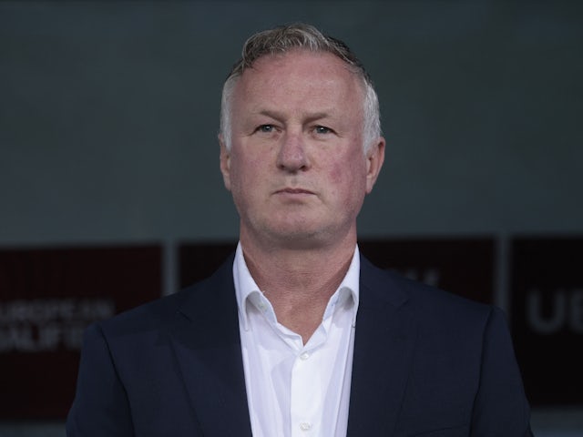 Northern Ireland manager Michael O'Neill before the match on September 7, 2023