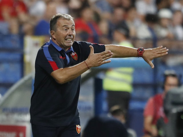 Montenegro coach Miodrag Radulovic reacts on September 10, 2023