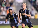 Philadelphia Union defender Jakob Glesnes (5) celebrates after scoring a goal on September 3, 2023