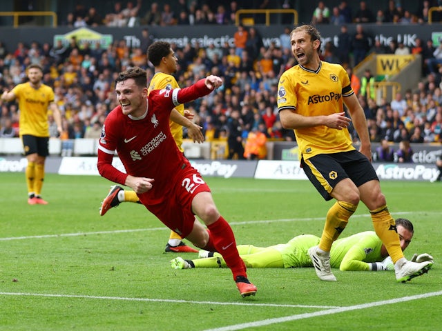 Liverpool come from behind to beat Wolves at Molineux