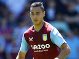 Anwar El Ghazi in action for Aston Villa in July 2022