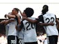 Fulham forward Carlos Vinicius celebrates scoring against Luton Town on September 16, 2023