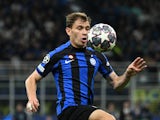 Nicolo Barella in action for Inter Milan in May 2023