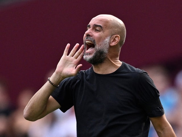 Manchester City manager Pep Guardiola pictured on September 16, 2023