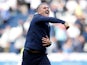 Preston North End manager Ryan Lowe celebrates after the match on September 16, 2023